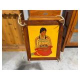 27.5x34L Jacobson Canvass Print w/Antler Frame