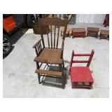 High Chair & Chair
