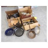 4 Boxes of Kitchen Utensils/Supplies