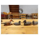 4-Wood Duck Decoys