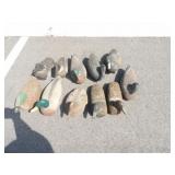 11 Foam/Cork Vintage Duck Decoys