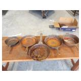 5 Cast Iron Skillets