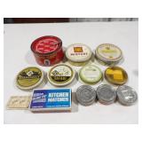 7-Round Vtg Tobacco Tins, 3-Chewing Tobacco Tins,