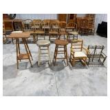 16x16x31 Table, 2-Stools,Rocking Chair,Bench