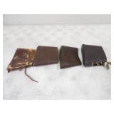 2-Rubber & 2-Leather Butt Pads