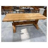 7ft. L x34x30 Heavy Wood Table