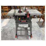 Craftsman 3.0HP 10in. Table Saw on Wheels