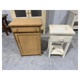 20x11.5x31 Table w/Door & Drawer & Table w/Drawer