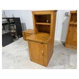 20.5x25.5x52.5 Wooden Shelf w/Bottom Door