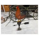 43in. H Metal Rooster