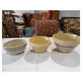 Unmarked 7.5in BOwl, RRP Co. 8in Bowl, &