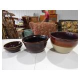 USA 7in. Bowl, Monmouth 10in Bowl, &
