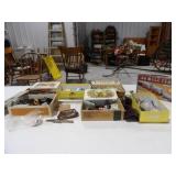 4 Cigar Boxes w/Misc, 20 Mule Team Model Kit