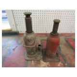 2-12 Ton Hyd. Bottle Jacks, Both Work