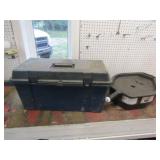 28in. w Poly Toolbox & 15qt Oil Drain Pan