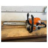 Stihl MS170 Chainsaw 14in. Bar, Runs