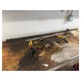 60in. & 36in. Pipe Clamps, Wood Clamps, Misc.
