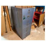Shaw-Walker 20.5x30.5x52.5H Fire Proof 4 Drawer