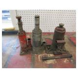 8 Ton & 2-Other Hyd. Bottle Jacks, All Work