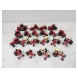 20-Case International 1/64th & 1/43rd Tractors