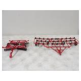 ERTL 1/16TH Red Cultivator, ERTL Red 1/16th Disc