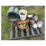Squirrel Cage Fan, Heat Lamps, Nails, Misc. Parts