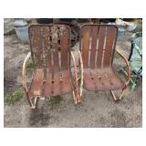 2-Vintage Lawn Chairs