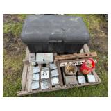 39x24x17 Poly Smart Bin, Levels, Squares, Elec.
