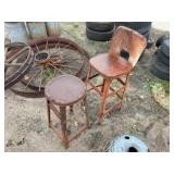 2-Vintage Stools