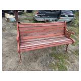 Wood/Metal Bench