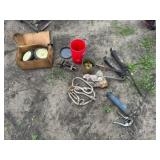 Wheels, Grease Guns, Vise, Set Screws, Misc.