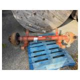 Approx 76in. W 8 Hole Axle, (Slightly Bent)
