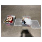 2-Totes of Christmas Decor
