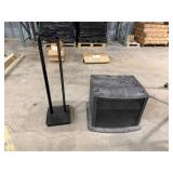 40in. H I Pad Stand & Sony TV Stand 23x19x19