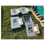 4-Elec. Boxes, Some w/Breakers