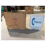 21x6x27 Gladwin Phone Light up Sign