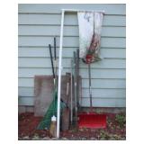 Rakes, Broom, Shovel, Spade, Cultivator,