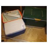 Red, Blue, Green Cooler, White Cooler &
