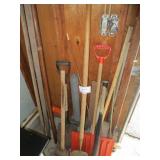Shovel, Wooden Ball Bat, Scraper, Maul