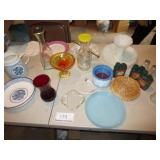 Fire King Plate, Cake Plate, Misc Dishes