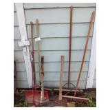 Brooms, Shovels, Axes, Ground Anchor