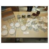 Fireking Bowls, Cream & Sugar Set, Misc Glasses