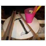 Air Pump, Wood Handles, Installation Pole Kit