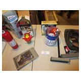 Jumper Cables, Squeegees, Emergency Car Kit, &