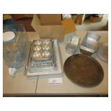 Cake, Muffin, Bread & Pie Pans, Water Pitcher, &