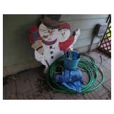 Hoses, Tarp, Sprinklers, Nozzles, Barrel &