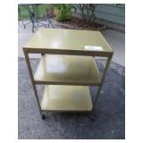 Metal Cart on Wheels 30in. Tall