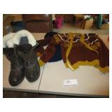 Sweater, Books, Gloves, Facemasks, Boots sz.9