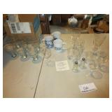 Mugs, Glasses, & Princess Heritage Crystal Glasses