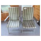 2-Folding Patio Chairs